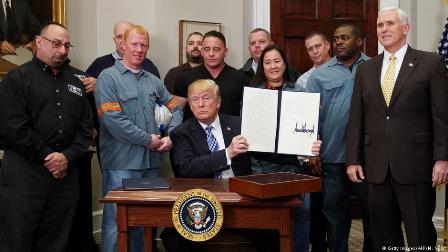 Дональд Трамп подписал указа о введении пошлин на сталь и алюминий