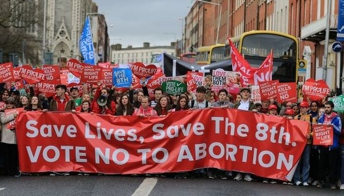 Марш жизни против абортов в Дублине