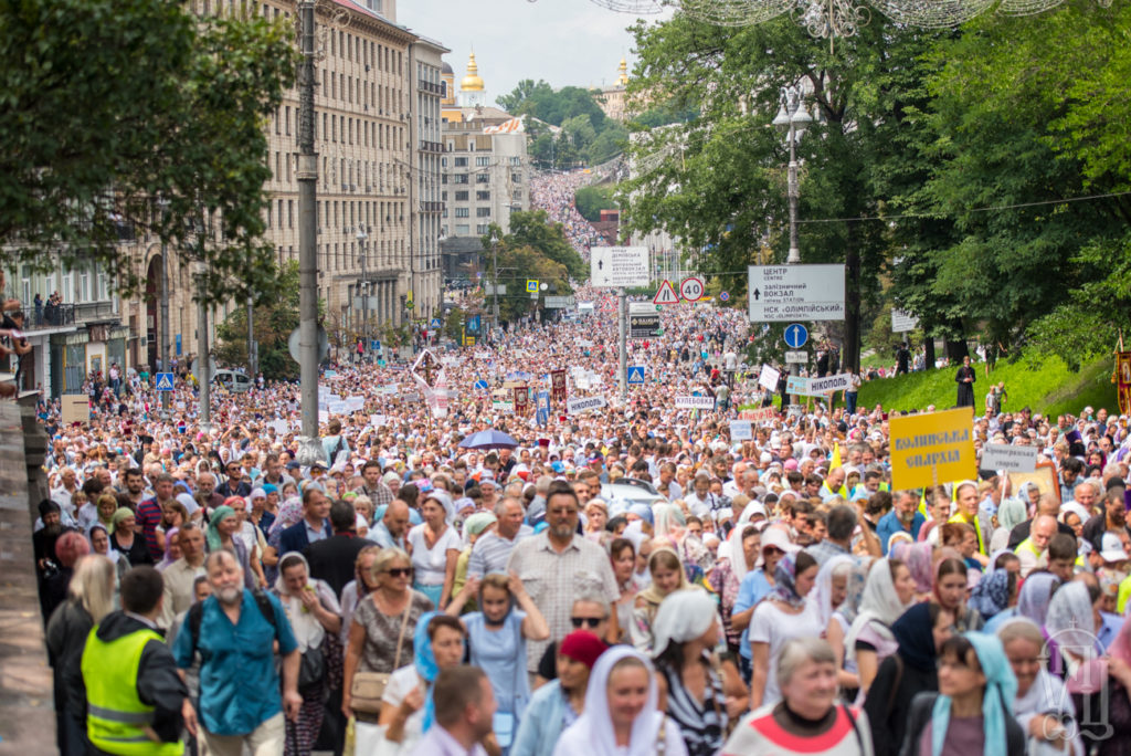 Крестный ход в День Крещения Руси в Киеве