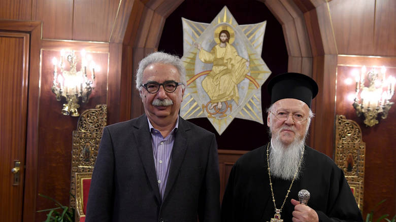 Патриарх Варфоломей и Костас Гавроглу
