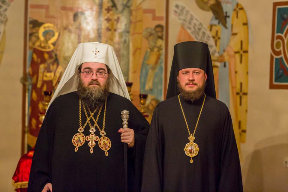 Митрополит Чешских земель и Словакии Блаженнейший Ростислав и епископ Житомирский Виктор