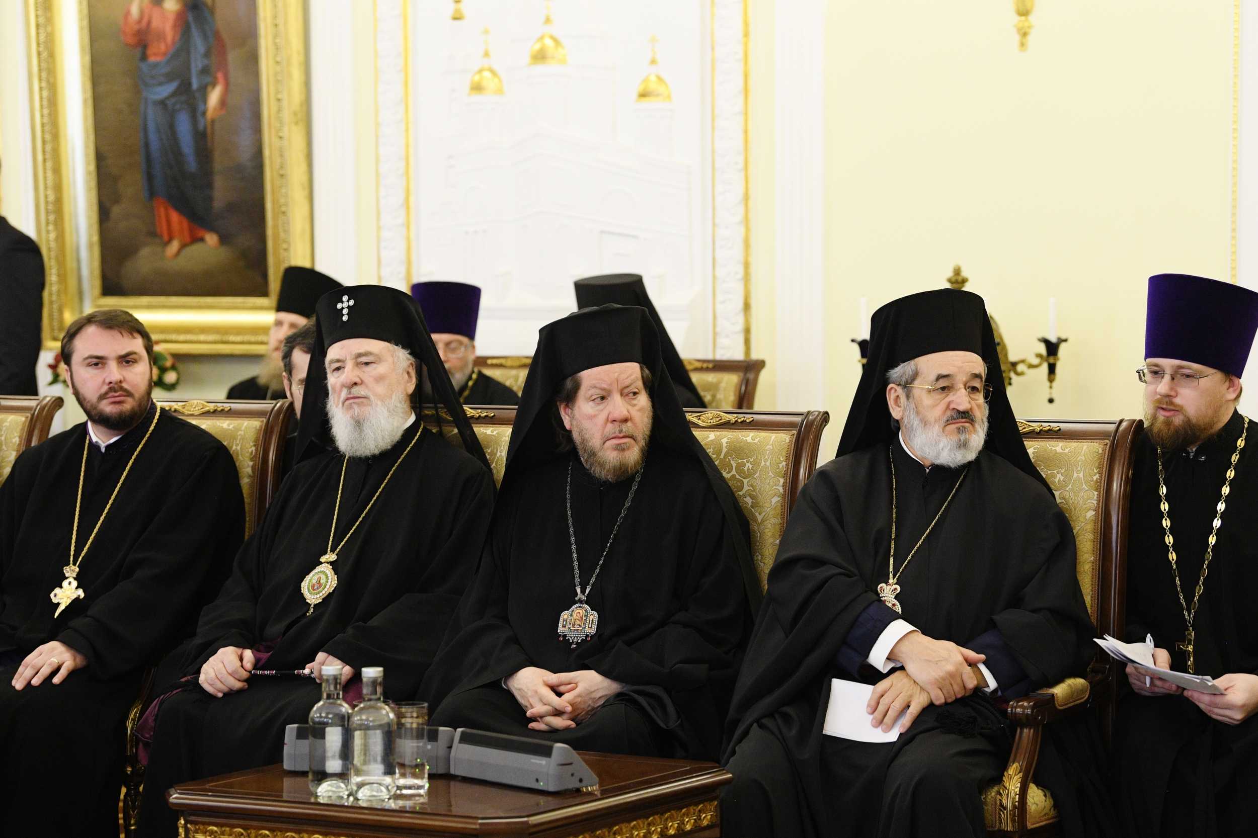 Святейший Патриарх Кирилл рассказал делегациям Поместных Православных Церквей о ситуации на Украине