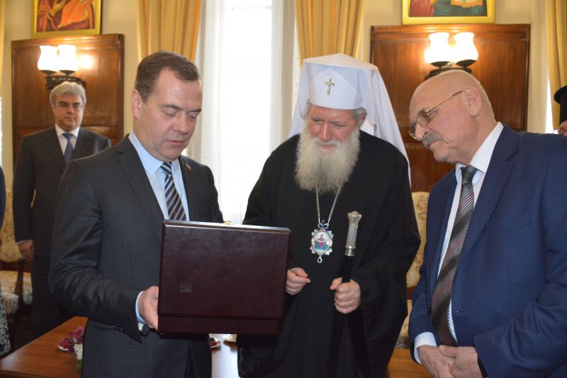 Дмитрий Медведев встретился с Патриархом Болгарским Неофитом