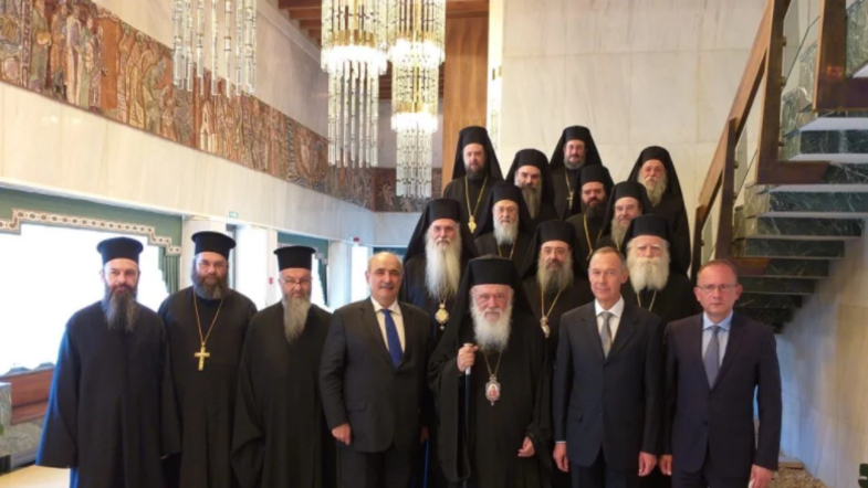 Архиепископ Афинский Иероним посетил званый обед в посольстве России в Афинах