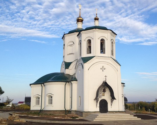Храм преподобного Сергия Радонежского в Липовке Задонского района Липецкой области