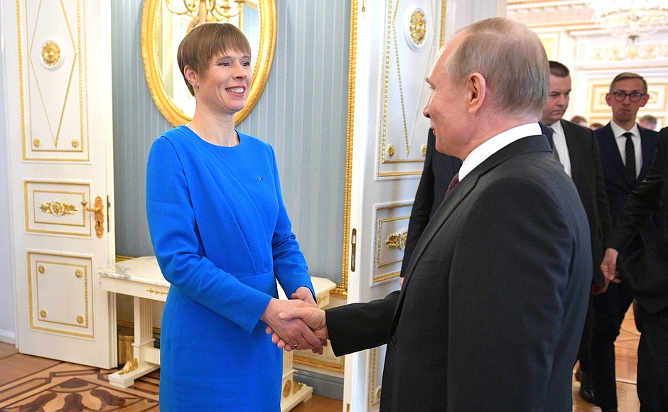 Владимир Путин принял главу Эстонии