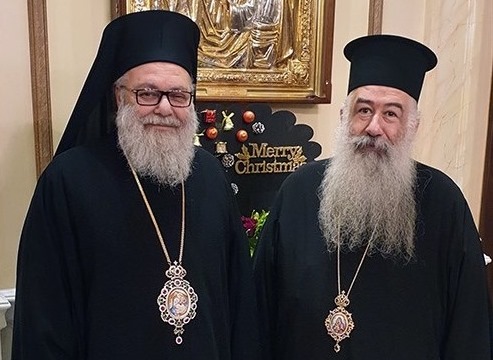 Антиохийский Патриарх Иоанн и архиепископ Кириакопольский Христофор