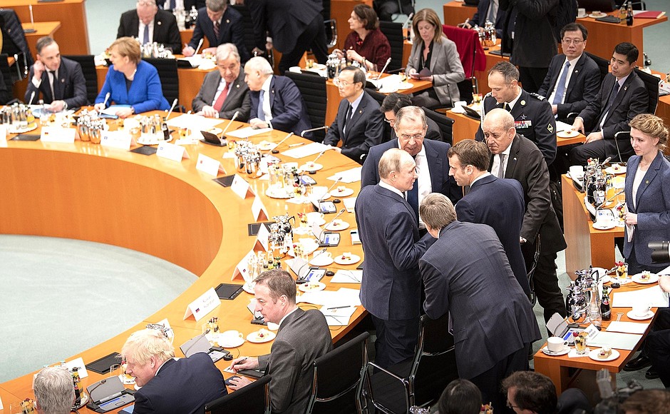 Владимир Путин на Берлинской конференции