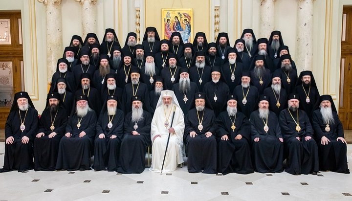 Патриарх Румынский Даниил и румынские епископы