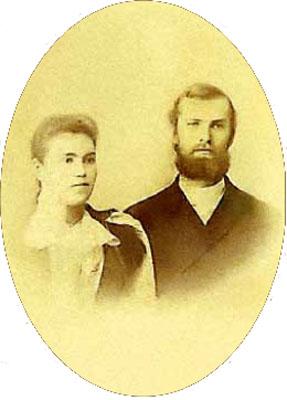 Павел Александрович (1870-1918) и Анна Аркадьевна Дерновы.