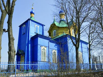 Свято-Успенский храм в Шарковщине. Фото 2011 года