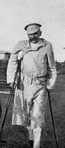 Раненый генерал Ренненкампф в лазарете в Харбине в Русско-Японскую войну