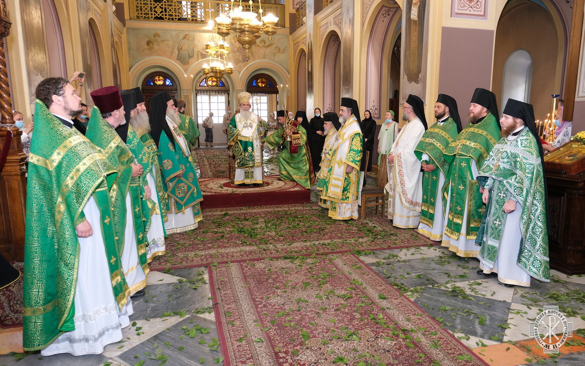 Патриарха Иерусалимский Феофил возглавил торжества Русской Духовной Миссии в Иерусалиме