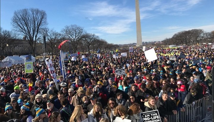 Марш против абортов в США