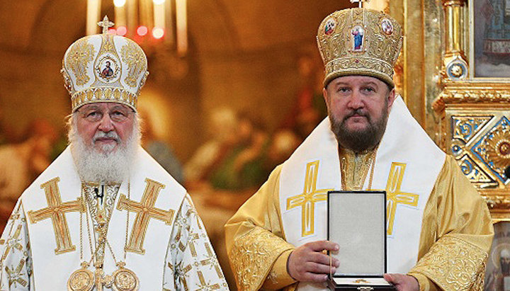 Святейший Патриарх Кирилл и епископ Моравичский Антоний