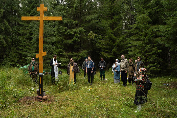 На месте Вожегодского лагпункта установили Поклонный крест