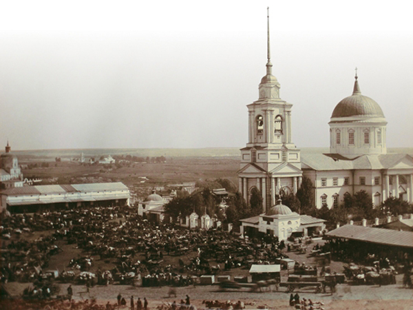 Богоявленский кафедральный собор города Орла в начале XX века
