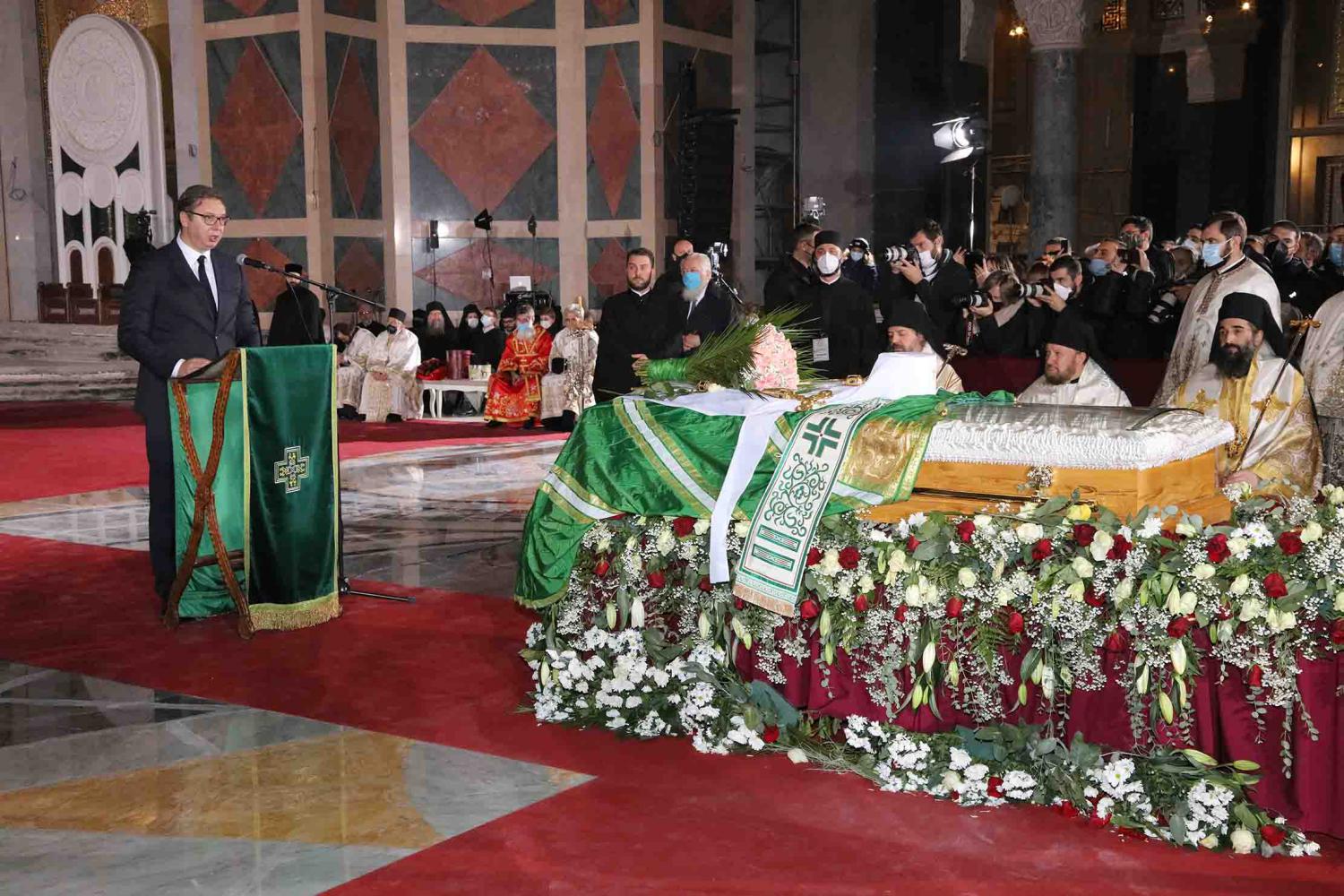 Похороны Святейшего Патриарха Сербского Иринея