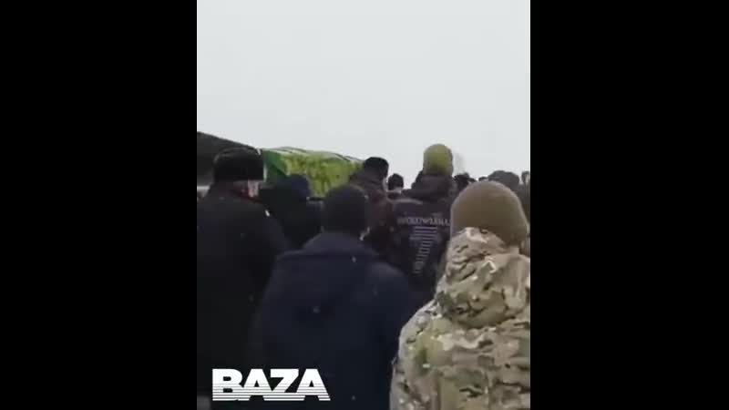 Похороны террориста Анзорова в Чечне