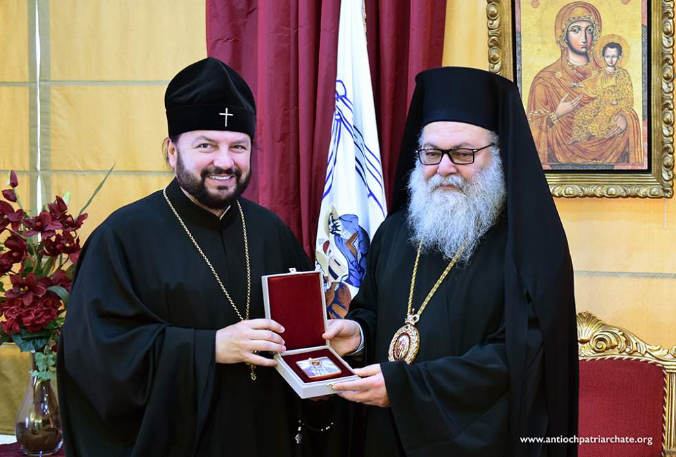 Патриарх Антиохийский Иоанн X принял архиепископа Владикавказского Леонида