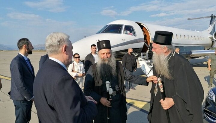 Патриарх Сербский Ириней покидает Черногорию