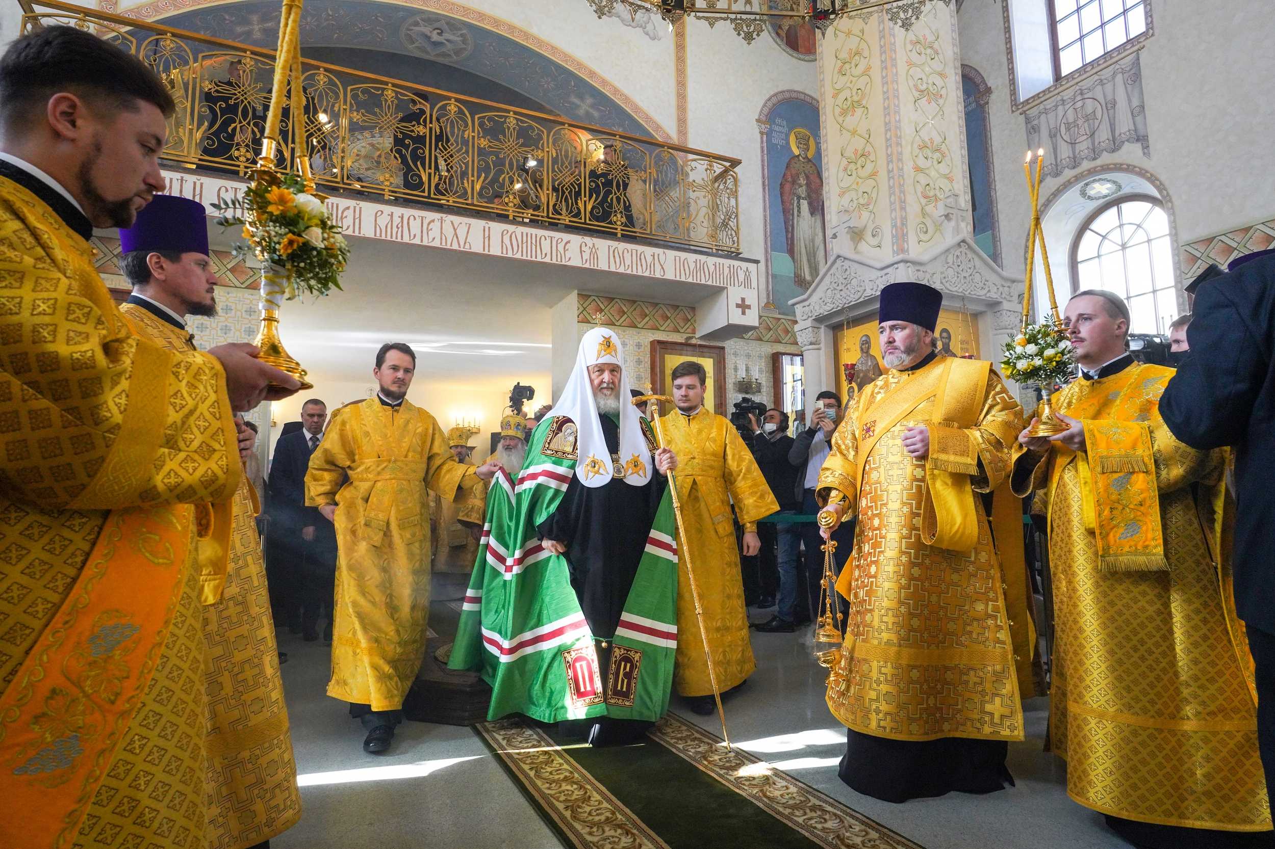 Святейший Патриарх Кирилл освятил в Орле храм Казанской иконы Божией Матери