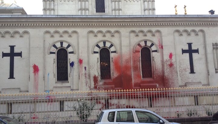 Совершено нападение на храм Рождества Пресвятой Богородицы в Женеве