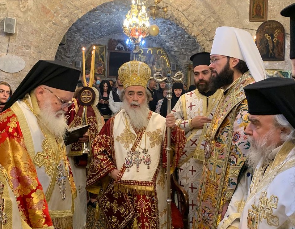 Делегация Русской Православной Церкви посетила Иерусалимского Патриарха Феофила