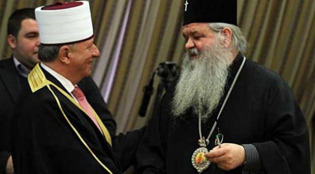Архиепископ Охридский и Македонский Стефан и представители исламской уммы Македонии