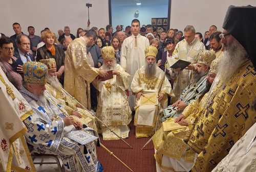 Предстоятели Сербской и Македонской Православных Церквей совместно освятили православный храм в Хорватии