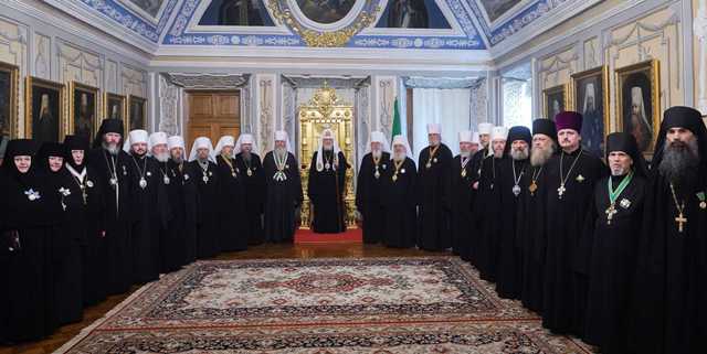Святейший Патриарх Кирилл вручил церковные ордена