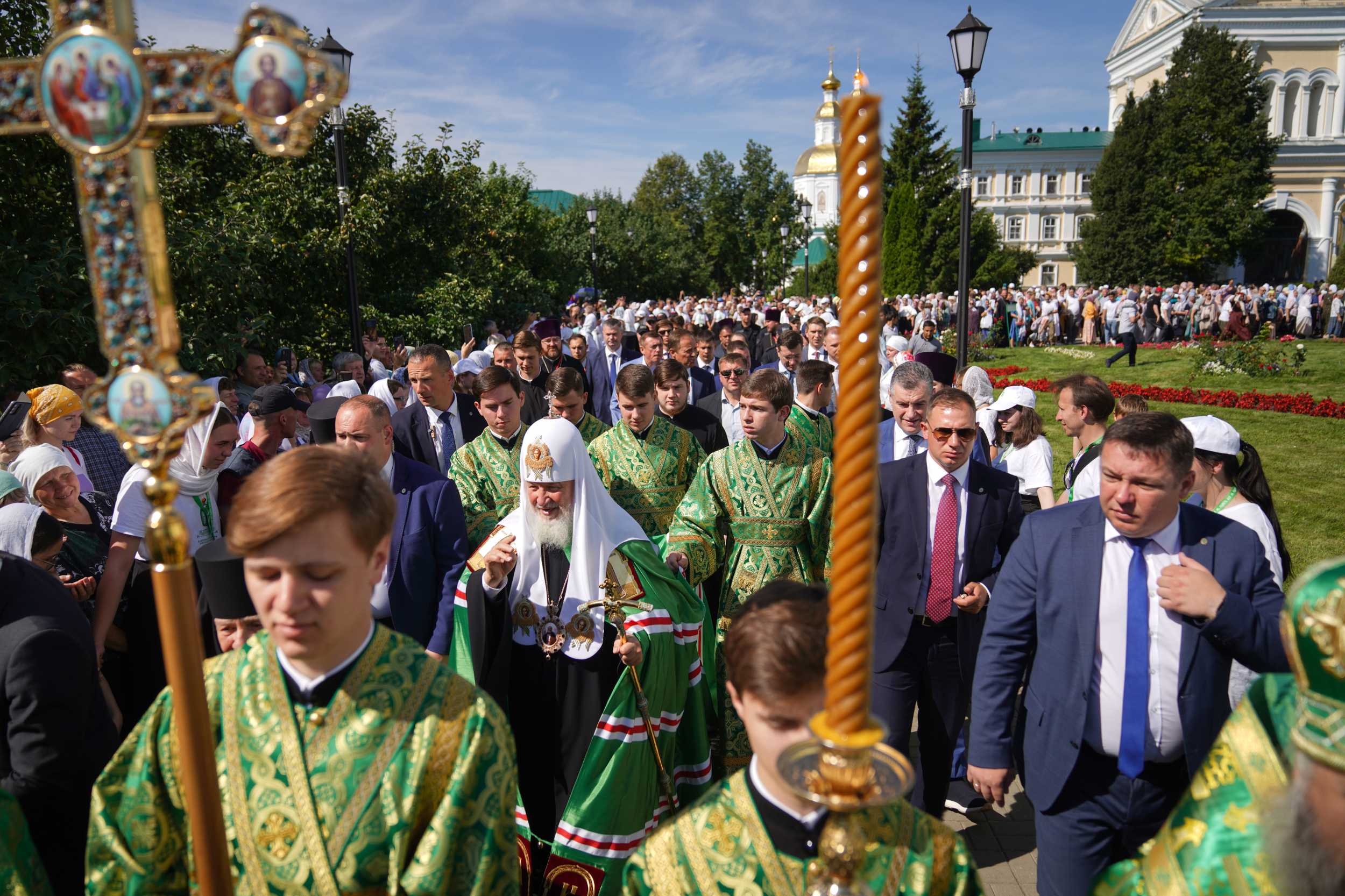 Святейший Патриарх Кирилл возглавил Дивеевские торжества