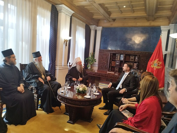 Предстоятель Сербской Православной Церкви встретился с президентом Черногории Яковом Милатовичем