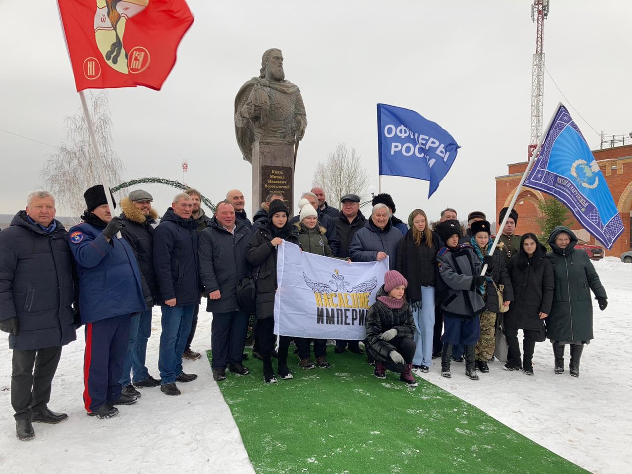 В Калужской области торжественно открыли памятник князю Михаилу Воротынскому