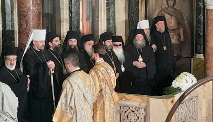 Епифаний Думенко прибыл на похороны Болгарского Патриарха Неофита