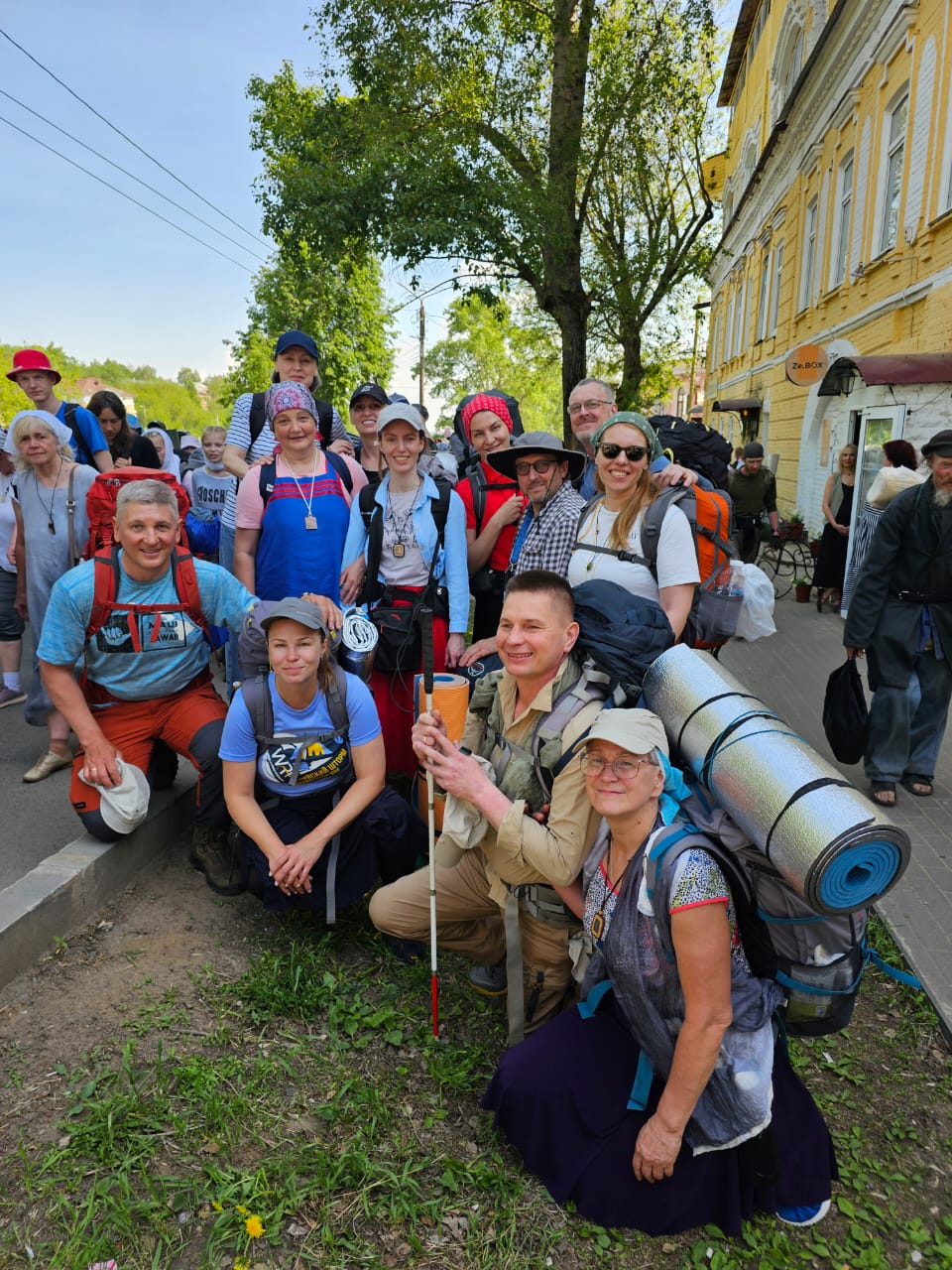 Участники Великорецкого крестного хода