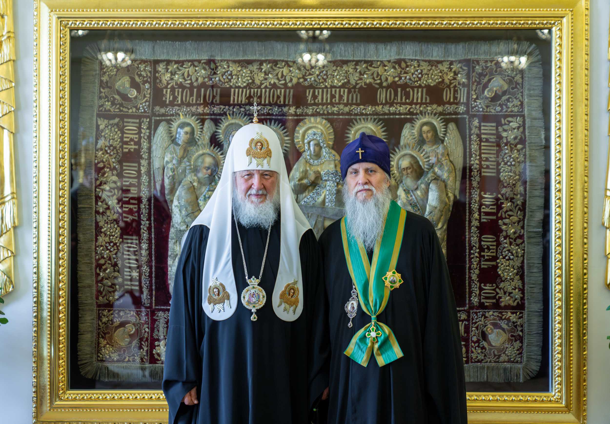 Святейший Патриарх Кирилл и Митрополит Ионафан