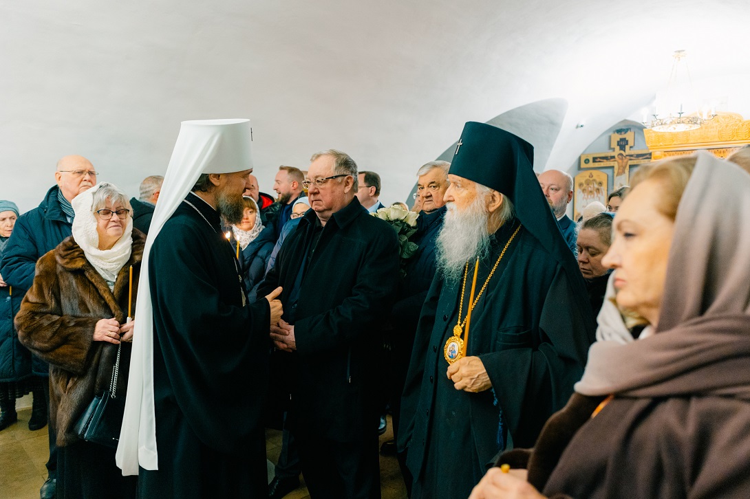 Во время панихиды по Великому князю Сергей Александровичу