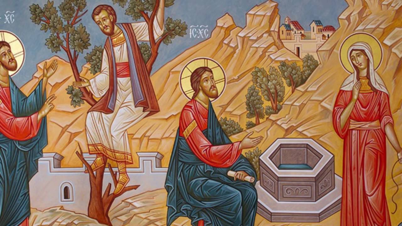 Христос и самарянка у колодца