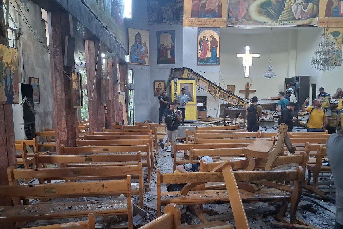 Теракт в храме пророка Ильи в Дамаске