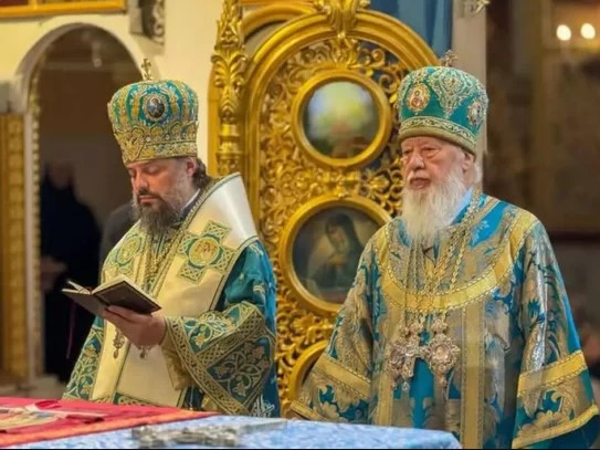 Митрополит Одесский Агафангел и митрополит Львовский Филарет