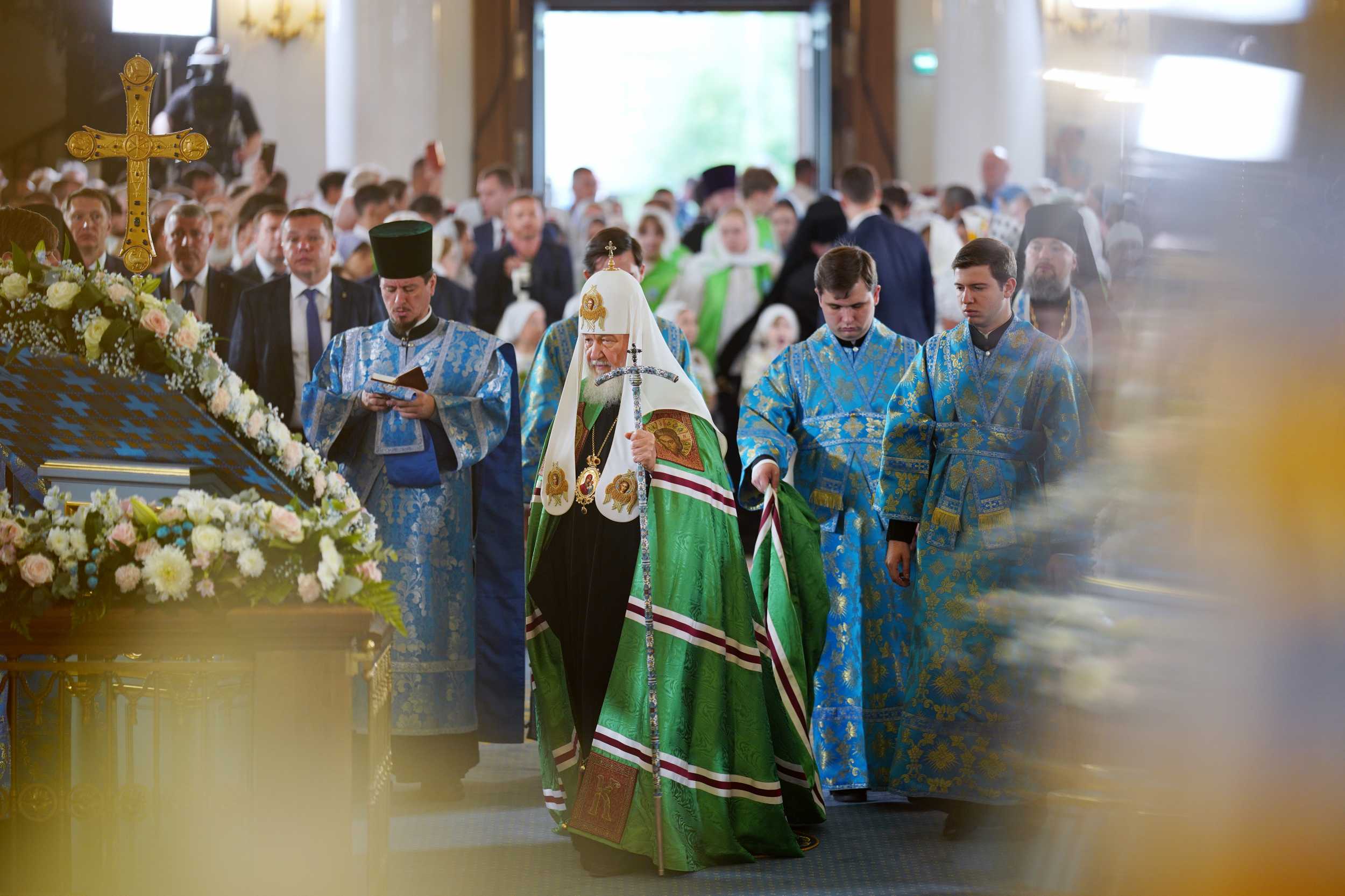 Святейший Патриарх Кирилл возглавил Казанские торжества