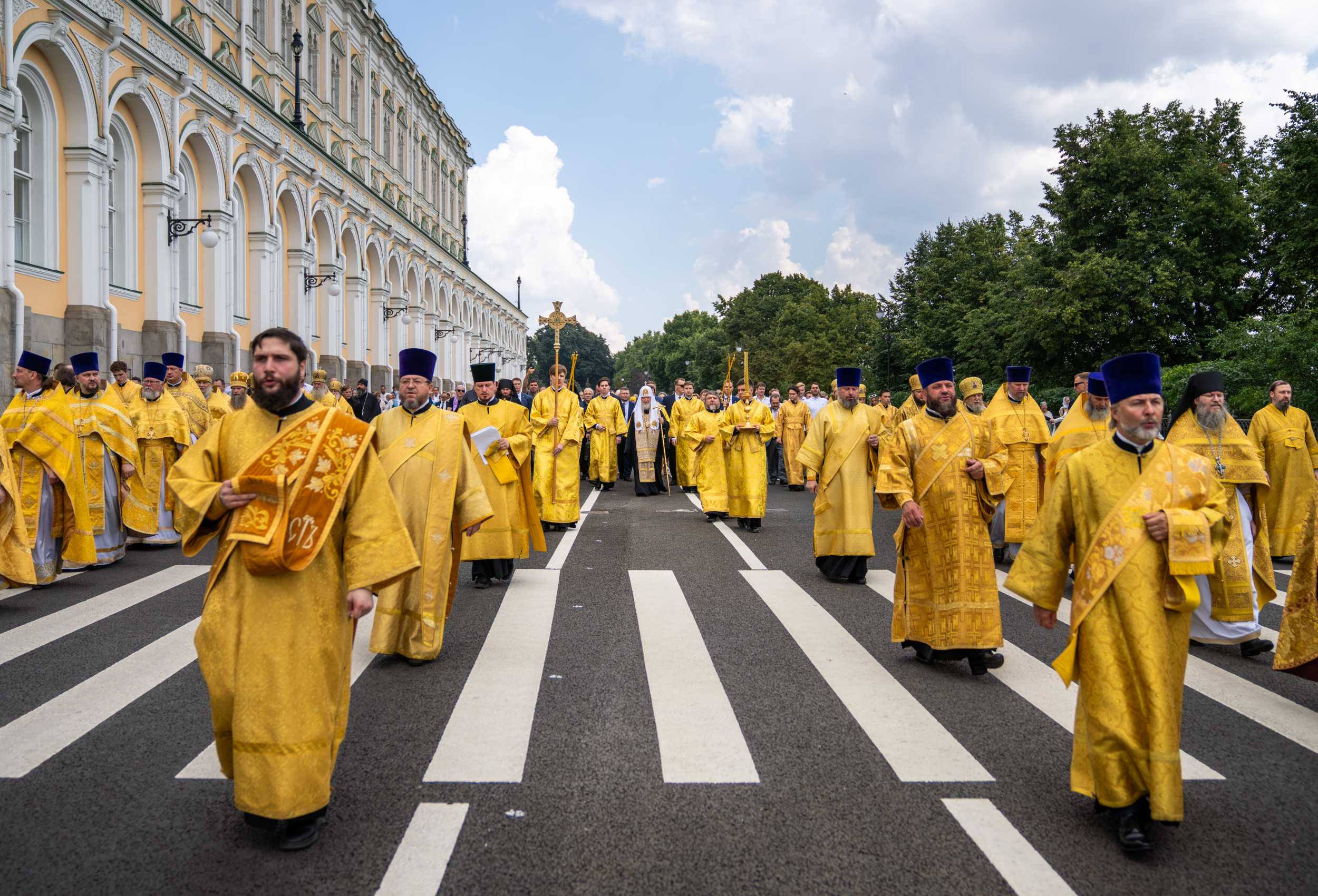 Крестный ход в день Крещения Руси в Москве