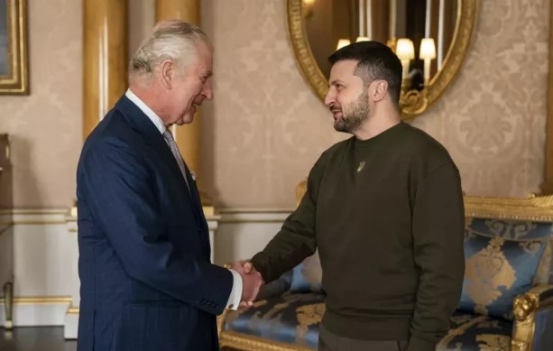 Король Великобритании Карл III и глава украинского режима Владимир Зеленский