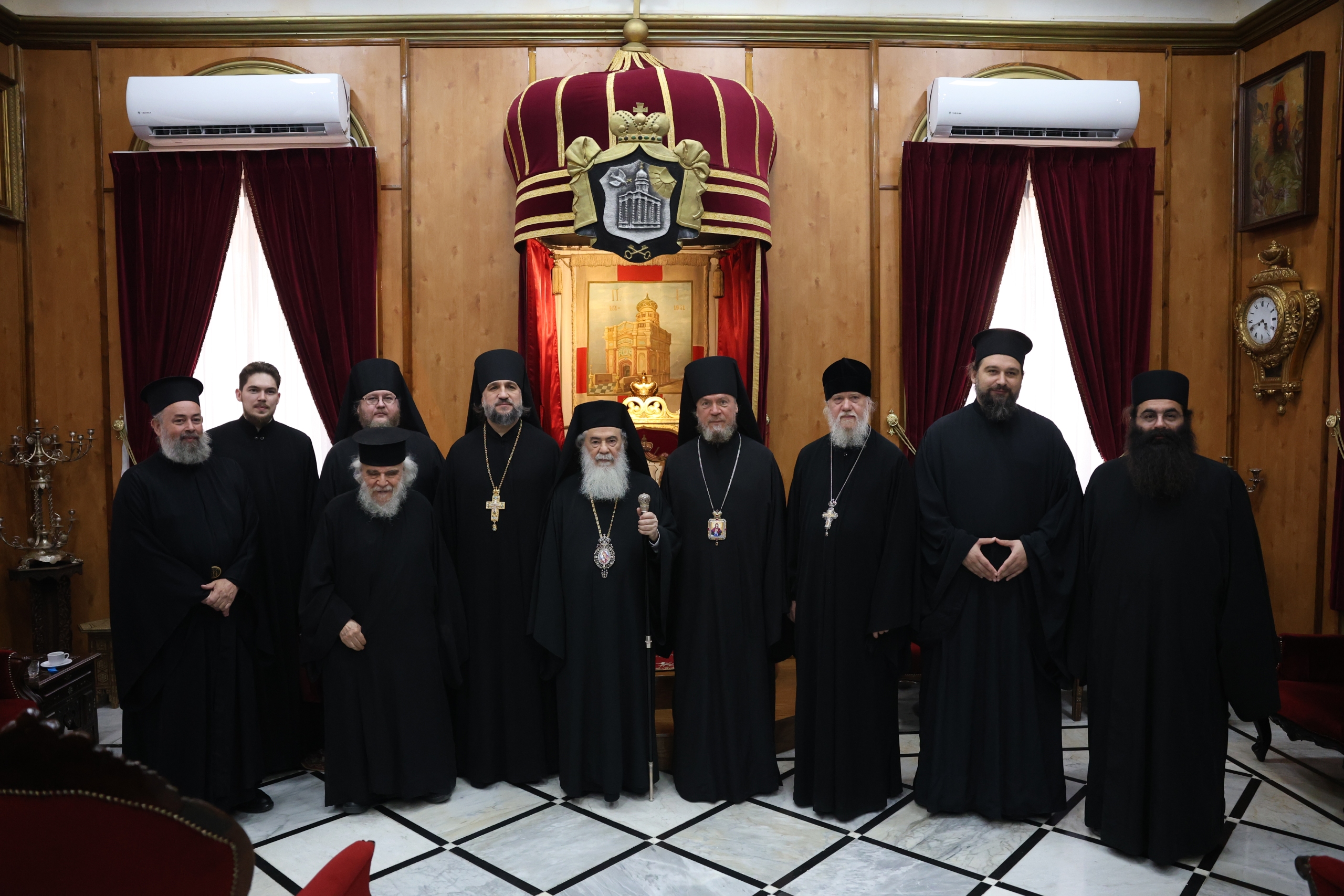 Иерусалимский Патриарх Феофил принял делегацию Эстонской Православной Христианской Церкви