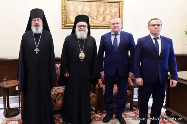 Антиохийский Патриарх Иоанн принял российскую делегацию