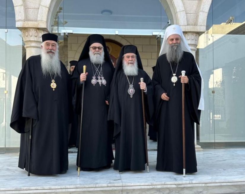 Предстоятели Иерусалимской, Антиохийской и Сербской Поместных Православных Церквей провели встречу с королём Иордании Абдаллой II
