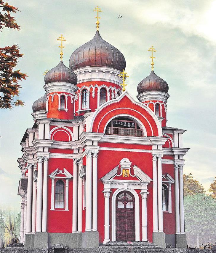 Храм Митрофана Воронежского на Митрофаньевском кладбище