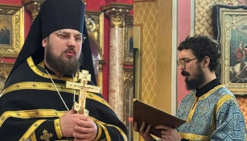 Иеромонах Даниил и послушник Вадим