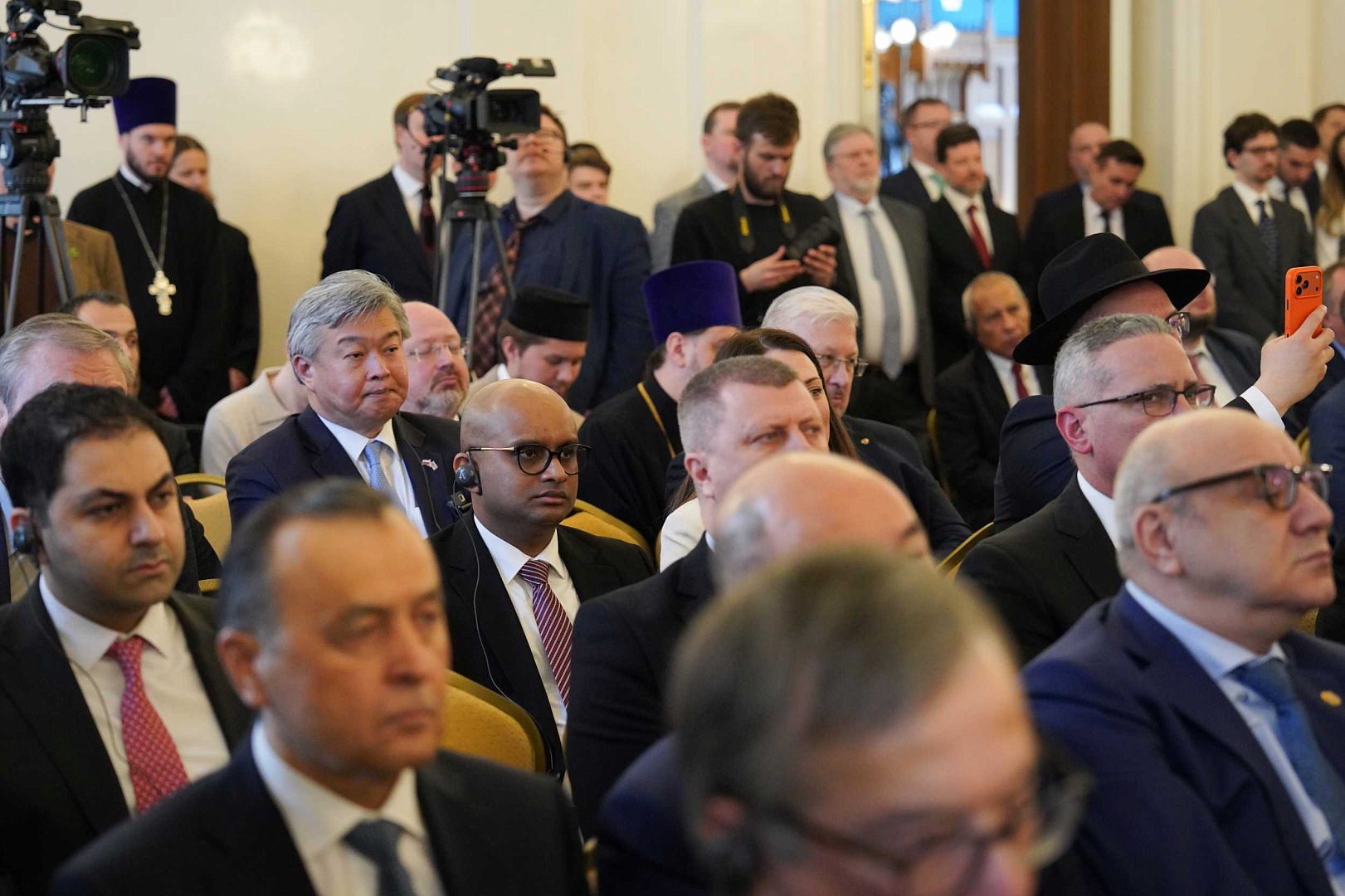 Предстоятель Русской Православной Церкви принял участие в Пасхальном приёме в Министерстве иностранных дел России